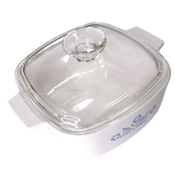 Corning Ware Blue Cornflower 1.5 Qt with lid A-1 1/2-B Vintage 1.5 Qt - Picture 7 of 9